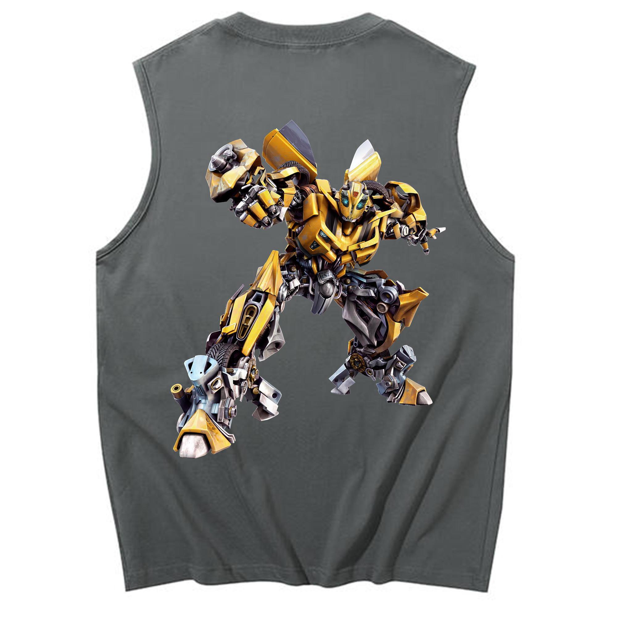 （画像用） Transformers トランスフォーマー コットン100％タンクトップ（背面プリント）